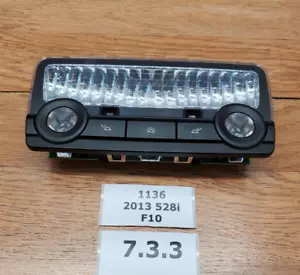 ✅ 10-16 OEM BMW F07 F10 F01 F02 F06 Rear Center Roof Dome Reading Light Panel - Picture 1 of 12