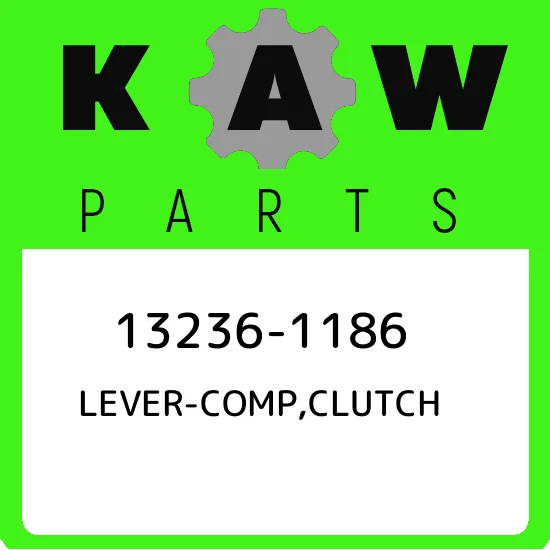 13236-1186 Kawasaki palanca-comp, embrague 132361186, pieza original nueva OEM Foto 1 de 1