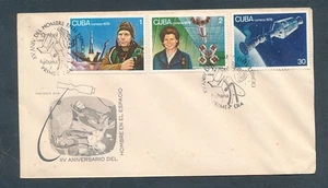 D447953 Caribbean Region FDC 15th Anniversary Man in Space - Picture 1 of 1