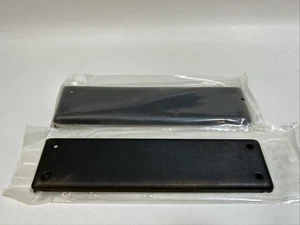 Bommer Oil Rub Bronze 7811 Pivot Tür Seitenplatten Paar 9 3/4" x 2 5/8" ohne Schrauben - Bild 1 von 7