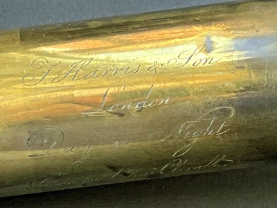 J.HARRIS & SON LONDON 1831 TÉLESCOPE NAVAL "DAY or LIGHT" Longue Vue  CHEVALIER - Photo 1/4
