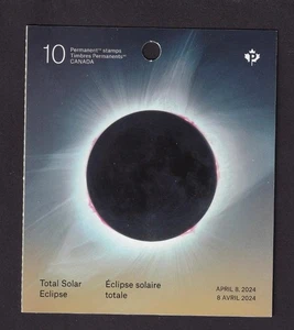 Canada 2024 - Total Solar Eclipse - MNH booklet of 10 'P', sc#BK833 (3418a) - Picture 1 of 1