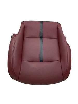 2025 MAZDA CX70 FRONT RIGHT PASSENGER LOWER SEAT CUSHION RED/BLACK NAPPA LEATHER - Image 1 of 4
