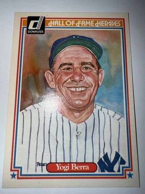 El producto es una tarjeta coleccionable de béisbol Yogi Berra de Donruss 1983 Foto 1 de 2