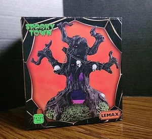 Lemax Spookytown Chained Spooky Tree Halloween 54441 Battery Operated Lights-Up - Picture 1 of 7