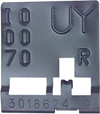 OER HC98 Radiator Tag w 396/427 & Manual Trans Code UY - Image 1 of 4