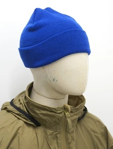 Royal Blue Winter Hat Beanie Watch Cap (New Old Stock) Thick Warm - Picture 1 of 9
