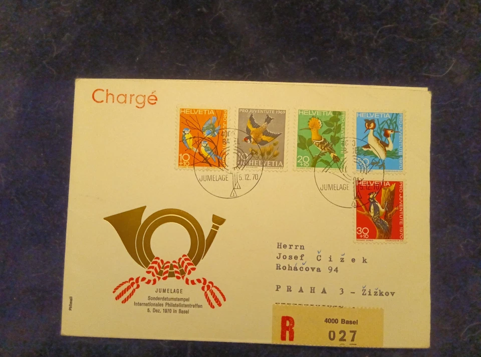 Bloque de estampillas postales suizas de filatelia internacional Suiza 1970 Foto 1 de 1