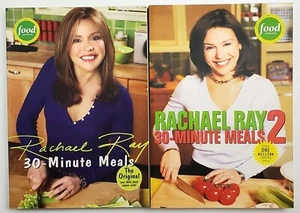 Lot Of 2 Rachael Ray Books 30-Minute Meals & 30-Minute Meals 2 - Picture 1 of 4