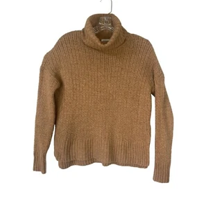 Cupcakes und Kaschmir Pullover Rollkragen Damen XS braun Zopfmuster - Bild 1 von 6