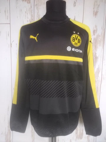 Borussia Dortmund Puma Training Sweatshirt 2016/17 Football Shirt Soccer Sz XL Cover