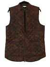 Jjill Heritage Quilted Paisley Light Weight Vest Size M