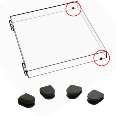 4 pezzi parapolvere in gomma per giradischi Technics SL BD22 AT-LP120 LP5 - Immagine 1 di 4