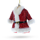 Manteau de Père Noël classique - ornement de Noël en verre soufflé