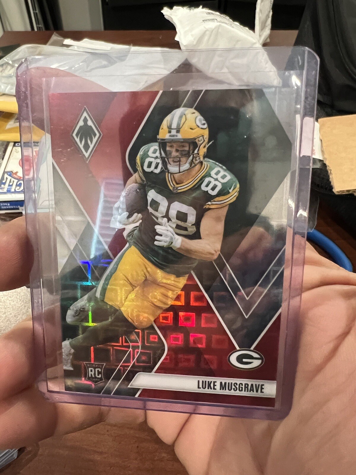 LUKE MUSGRAVE 2023 PANINI PHOENIX FOTL RED PANDORA RC /10 #160 🔥