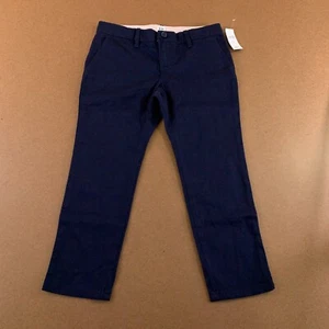 Gap Kids Girls Size 5 Plus Navy Blue Stretch Twill Uniform Chino Pants NWT - Picture 1 of 6