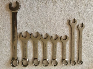 SET OF 8 MATCO STUBBY COMBO WRENCH COMBINATION RCS-M2 SERIES 12mm to 19mm READ - Picture 1 of 16