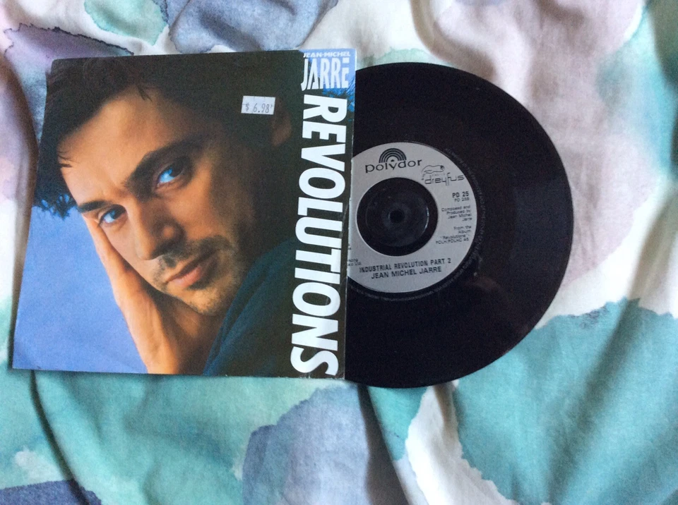 Jean Michel Jarre Revolutions 7” Vinyl Picture Cover UK & Australian Sleeve Diff - Image 1 of 4