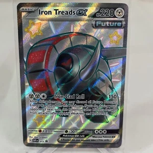 Pokemon 073 Iron Treads EX Black Star Promo Arte Completo Holo Tarjeta Paldean Fates - Imagen 1 de 2