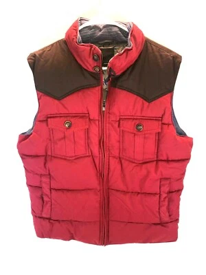 Мужская маленький Ted Baker London красный/черный выстеганный с подкладкой без рукавов жилет куртка - Изображение 1 из 4