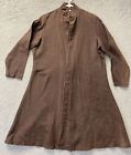 Womens Loose Casual Linen Cardigan Long Coat Jacket Outerwear Tops Shirts/108-58