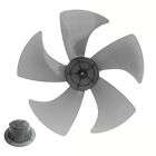 Black/White 14 Plastic Fan Blade Replacement for Stand Fan or Desk Fan