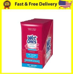 Wet Ones Fresh Scent Hand Wipes - 20ct Travel Size (10 Pack); expired but good! - Picture 1 of 1
