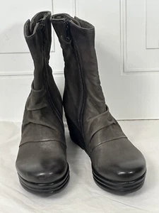 Miz Mooz Zuzu 38 Wedge Boots Preowned - Picture 1 of 11