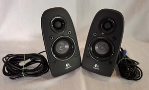 2 x Logitech Replacement Speakers - Rear Left And Right Grey and Blue - Picture 1 of 7