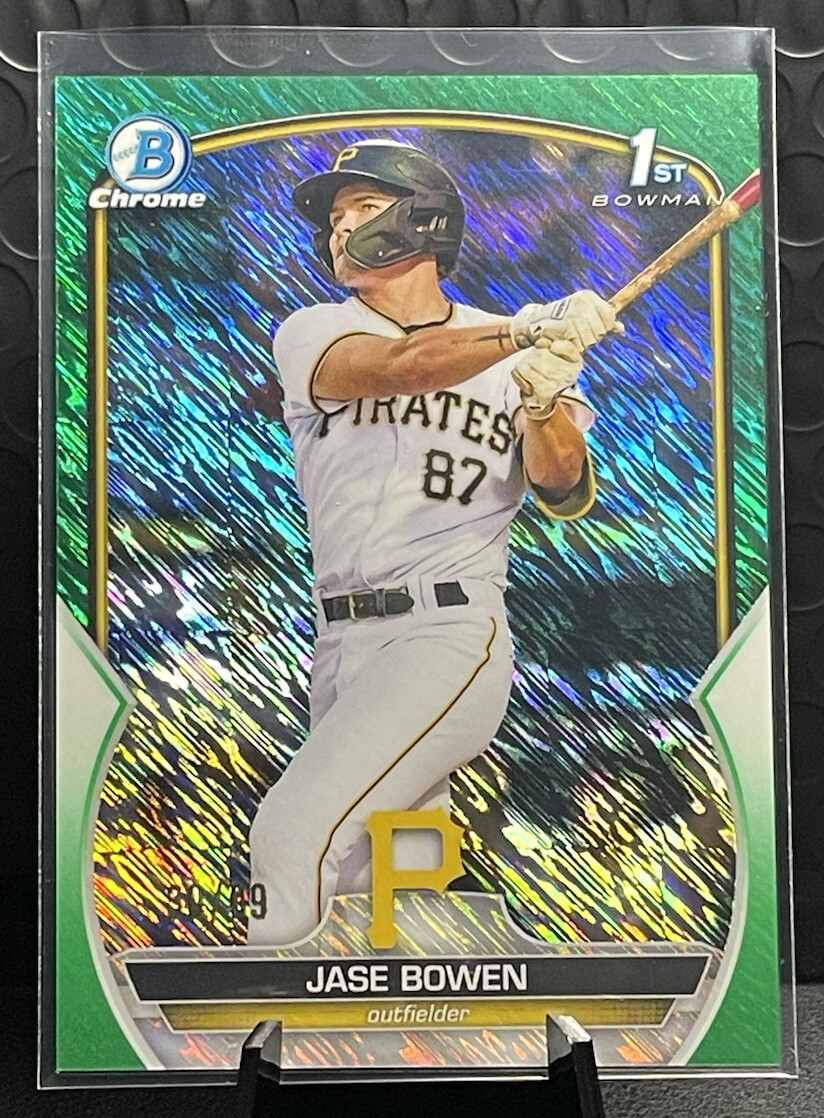 2023 Bowman Chrome Green Shimmer Jase Bowen #BCP-146 #/99
