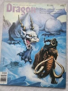 Dragon Magazine #81 -Dungeons and Dragons D&D AD & D Modules 1984 VG - Picture 1 of 7