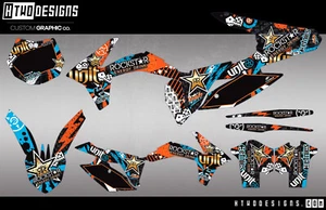 KTM GRAPHICS 125 250 350 450 EXC EXC-F 2011-2013 DECAL KIT MX STICKERS SX SXF XC - Picture 1 of 5