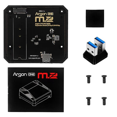 For Raspberry Pi 4B Argon ONE M.2 Expansion Board to SATA SSD Adapter Base - Image 1 of 4