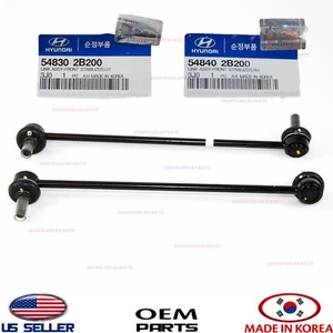 ✅Genuine✅ Front Stabilizer Link Bar Left + Right ⭐OEM⭐ Santa Fe Veracruz Sorento - Picture 1 of 4