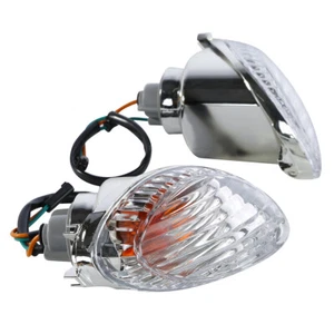 Rear Turn Signals Amber Lights Fit For Suzuki Hayabusa GSX1300R 2008-2020 2019 - Picture 1 of 9