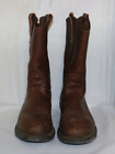 mens brown RED WING boots steel toed US-91/2,UK-81/2