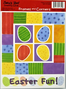 Suzy's Zoo "Easter Fun!" Scrapbook Frames & Corners #83033 5 Die Cuts - Picture 1 of 2