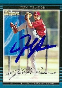 Josh Pearce autographed Baseball Card (St. Louis Cardinals) 2002 Bowman #412