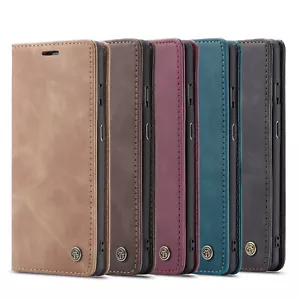 Funda de cuero abatible billetera con soporte para Samsung Galaxy S24 S22 S23 Note 20 - Imagen 1 de 22