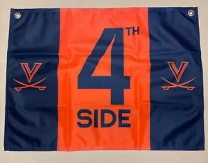 VIRGINIA CAVALIERS - BANDIERA ufficiale 4° lato con slot da appendere come bandiera o striscione - Foto 1 di 3