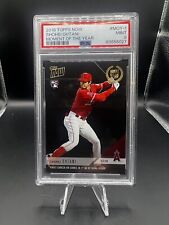 2018 Topps Now Moment Of The Year #MOY1 Shohei Ohtani RC Rookie PSA 9