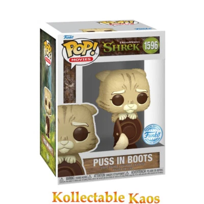Shrek - Puss in Boots (Retro) DreamWorks 30th Anniv Pop! Vinyl Figure (RS) #1596 - image 1 of 3