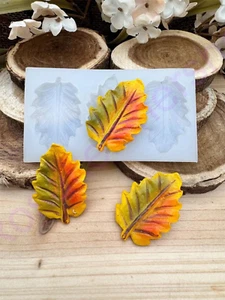 Fall-autumn-maple leaves-plants handmade silicone mold for Fondant-Resin - Picture 1 of 8