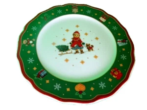 Frühstücksteller Weihnachstbaum   22 cm  Happy Christmas  von Hutschenreuther - Bild 1 von 1