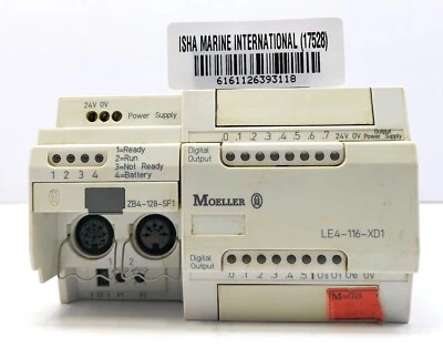 Moeller PS4-201-MM1 Compact Programmable Logique Contrôleur 24VDC 0.8AA - Photo 1/4