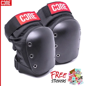 CORE Street Ginocchiere per Skateboarding Scooter BMX e Pattinaggio a Roller Pro Pads - Foto 1 di 26