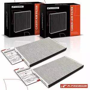 2Pcs Cabin Air Filter w/ Activated Carbon for Tesla X 2016-2018 2019 2020 2021 - Picture 1 of 9