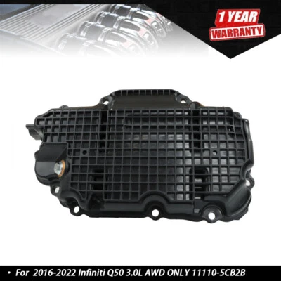 Ajuste para Infiniti Q50 2016-2022 3,0 L AWD SOLO 11110-5CB2B cárter de aceite inferior del motor Foto 1 de 4