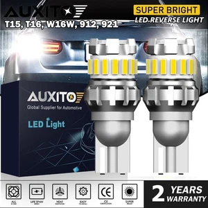 2x Bombilla LED de respaldo inverso T15 921 912 W16W 904 906 916 Blanco brillante 6500K - Imagen 1 de 11