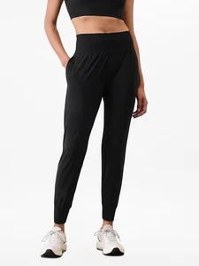 ATHLETA Size LP Salutation High Rise Jogger Black Pants #531288 - Picture 1 of 16